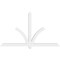 Ekena Millwork Redmond Architectural Grade PVC Gable Bracket, 84"W x 49"H x 4"D x 4"F, 14/12 Pitch GBP084X49X0404RED00 - alternate 3